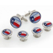 Texas Flag Formal Cufflinks and Studs Texas Flag Formal Cufflinks and Studs